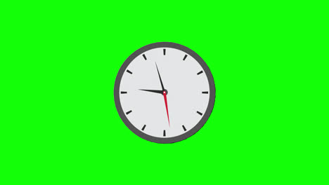wall-clock-icon-motion-graphics-animation-with-alpha-channel,-transparent-background,-ProRes-444